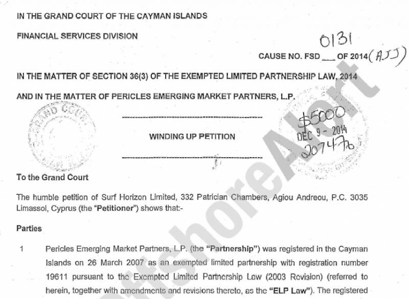manafor Deripaska cayman islands lawsuit