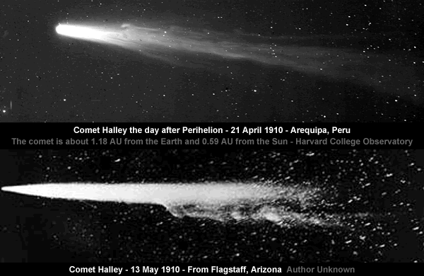 Click to enlarge Comet Halley