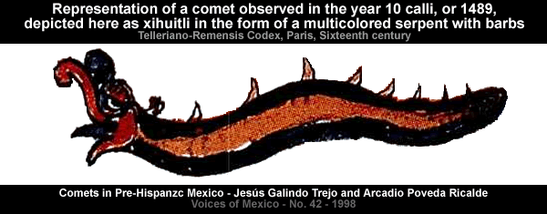 Click to enlarge Representation of a Comet