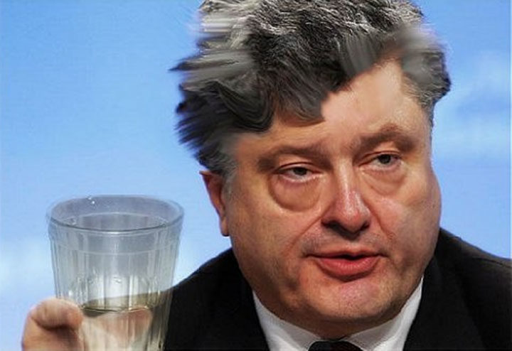 Poroshenko drunk