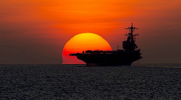 Click to enlarge sunset boat