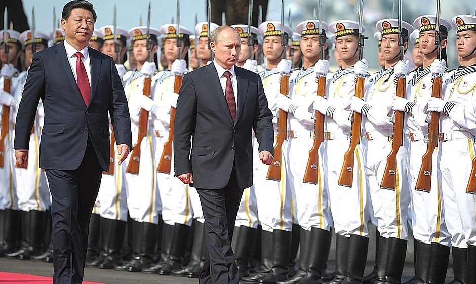 China Russian naval exercises Putin Jinping