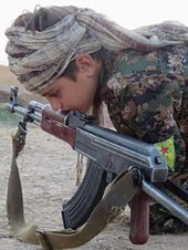 Kurdish child soldier