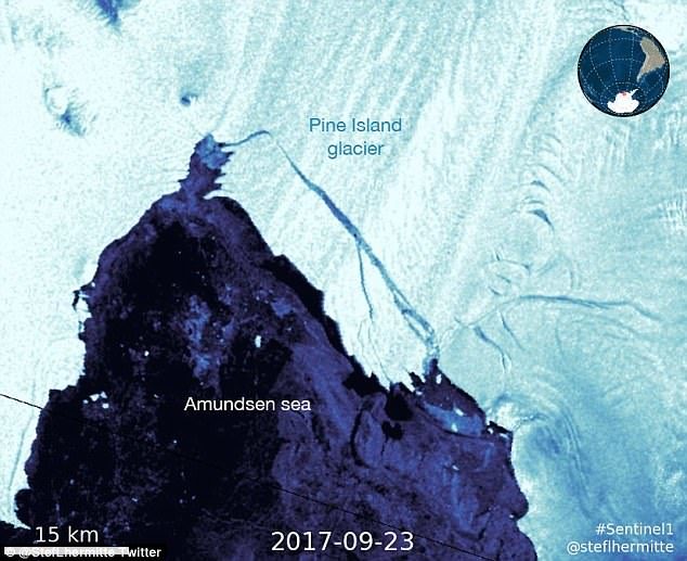 Pine Island Glacier Antarctica iceberg