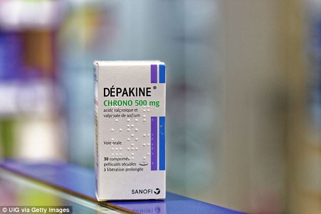 Click to enlarge sodium valproate, Depakine