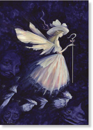 Girl amongst the Faeries
