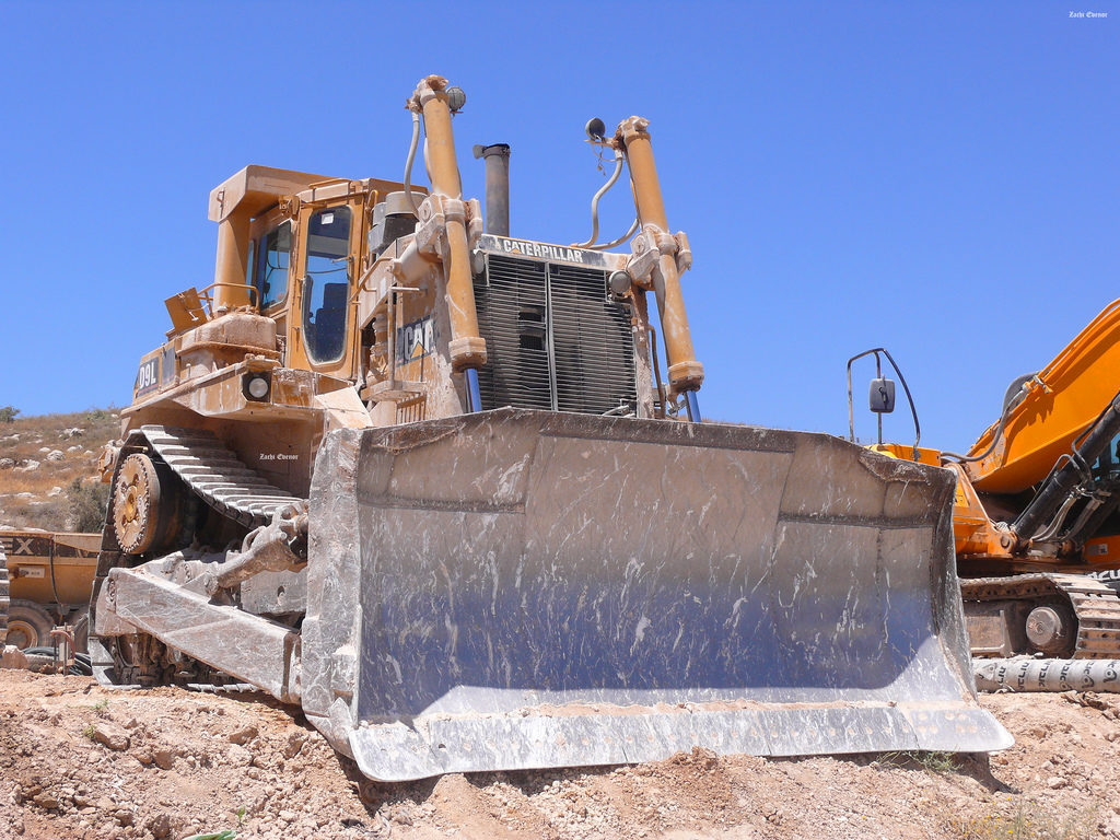 bulldozer Israel palestine