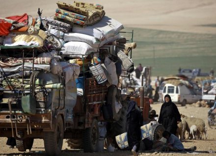Islamists with their families