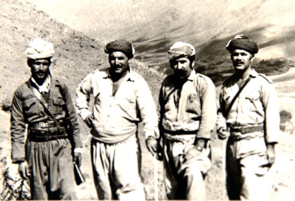 Sagi with Kurdish commanders
