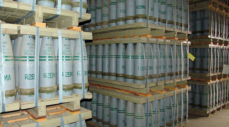 US Army chemical weapons mustard gas