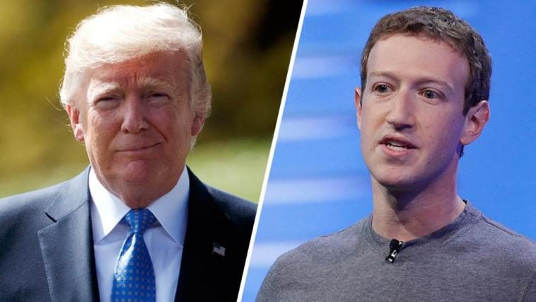 Click to enlarge Trump Zuckerberg