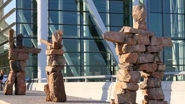 Toronto airport rock art