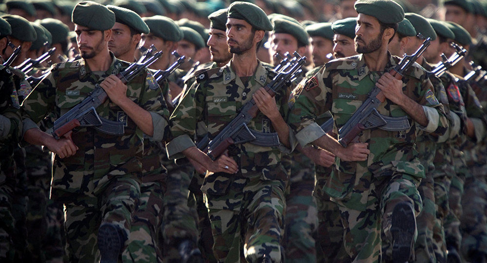 Members of Iran's Revolutionary Guards