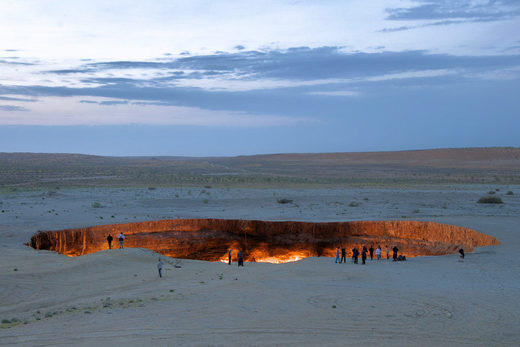 Click to enlarge Door to Hell - Derweze, Turkmenistan