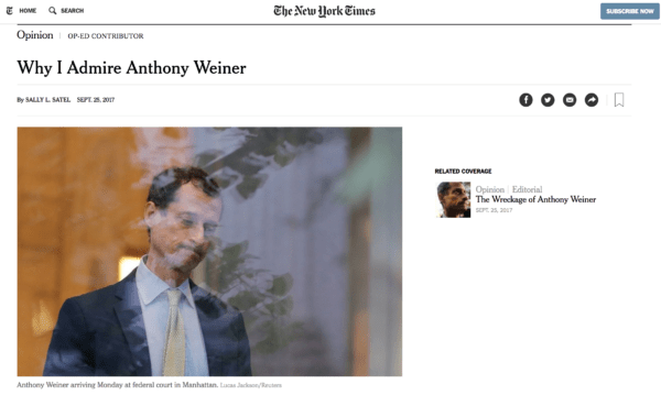 NYT Weiner article