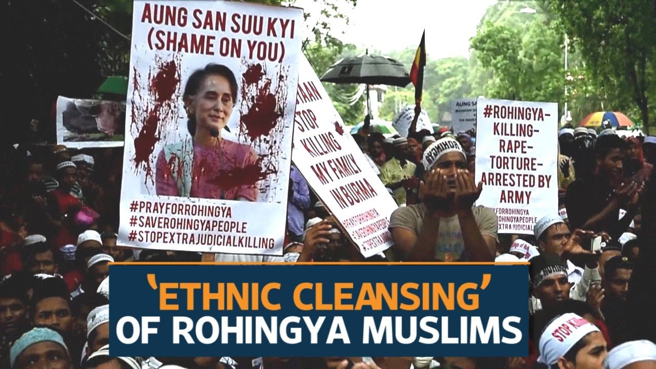 Ethnic Cleansing in Myanmar protest