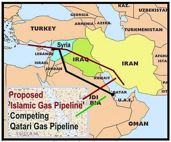 Click to enlarge Qatar pipeline