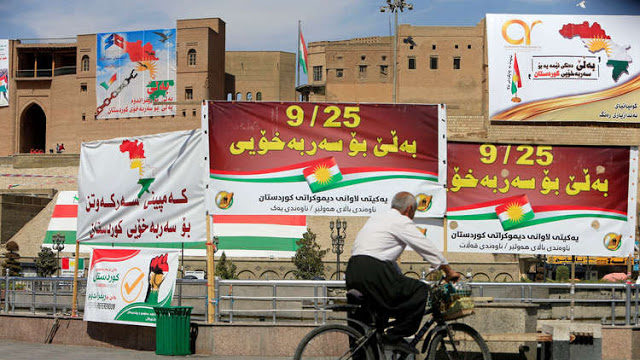 Click to enlarge Kurd referendum posters