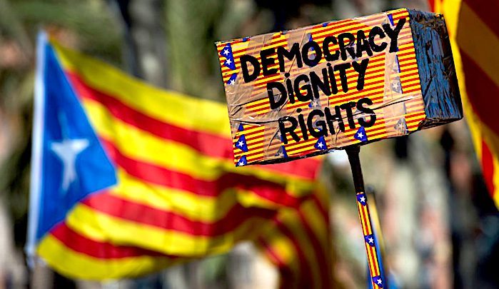 Catalonia sign