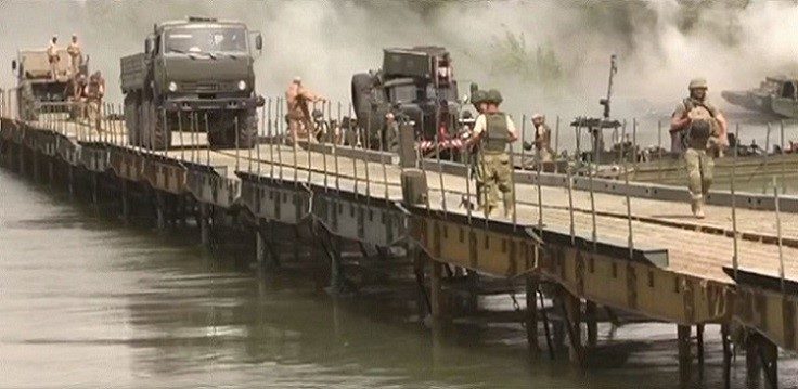 russian bridge Euphrates Deir Ezzor