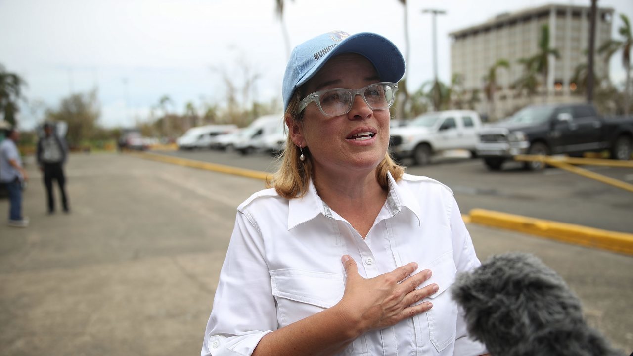 Click to enlarge San Juan Mayor Carmen Yulín Cruz