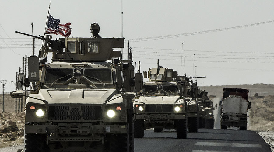 US military convoy