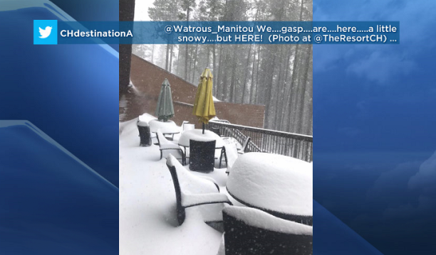 Click to enlarge Over half a metre of snow fell in parts of southwest Saskatchewan.