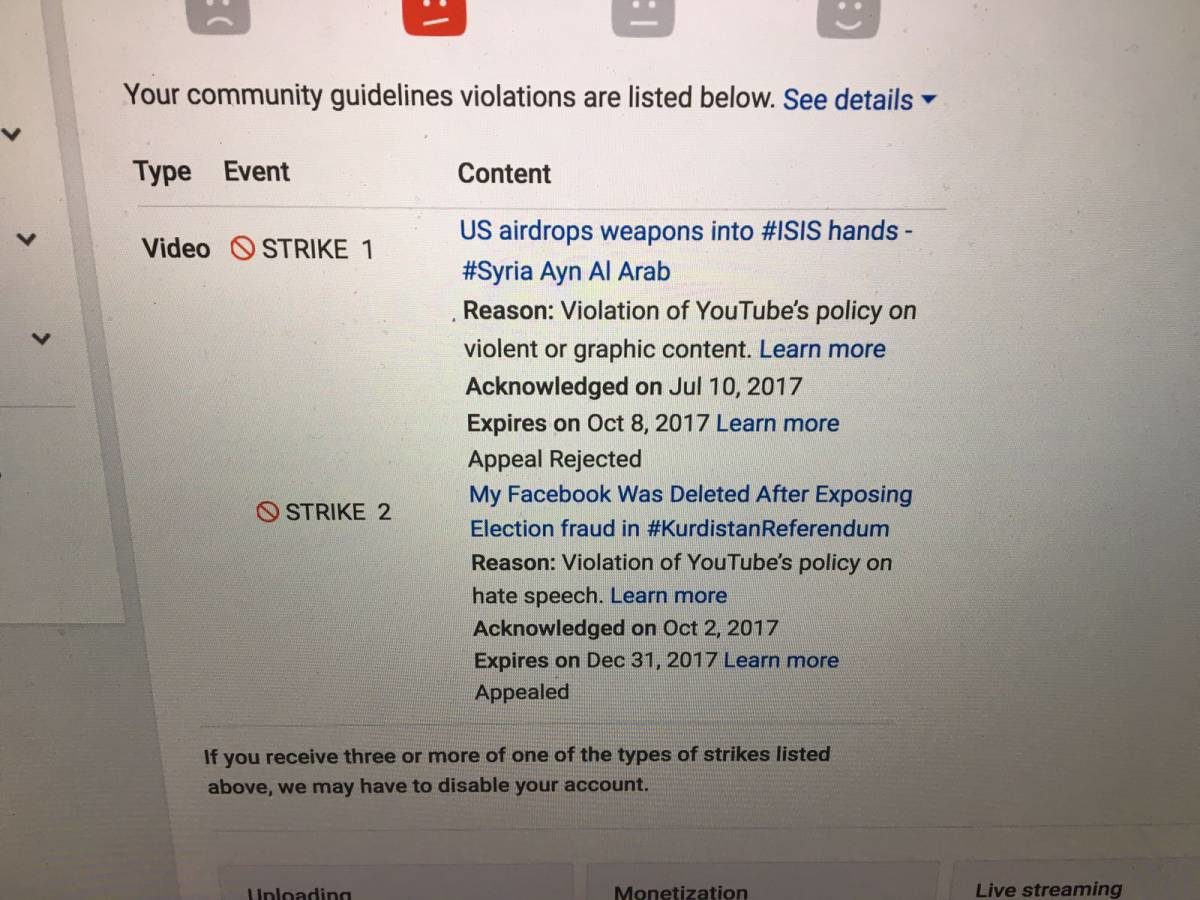 Click to enlarge SYRIANGIRL youtube