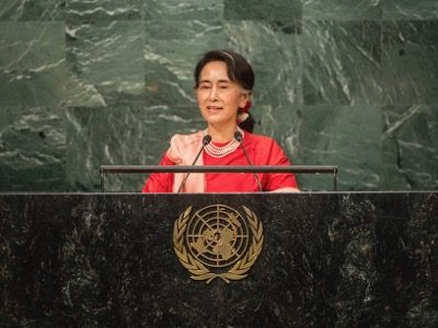 Click to enlarge Aung San Suu Kyi un