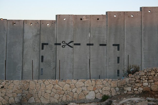 Click to enlarge The wall at Bethlehem