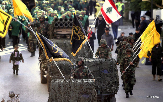 Click to enlarge Hezbollah rally