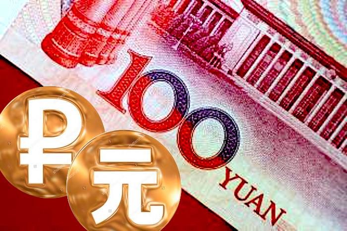Yuan, ruble symbols