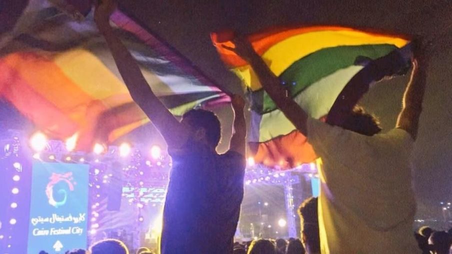 LGBT RAINBOW flag EGYPT