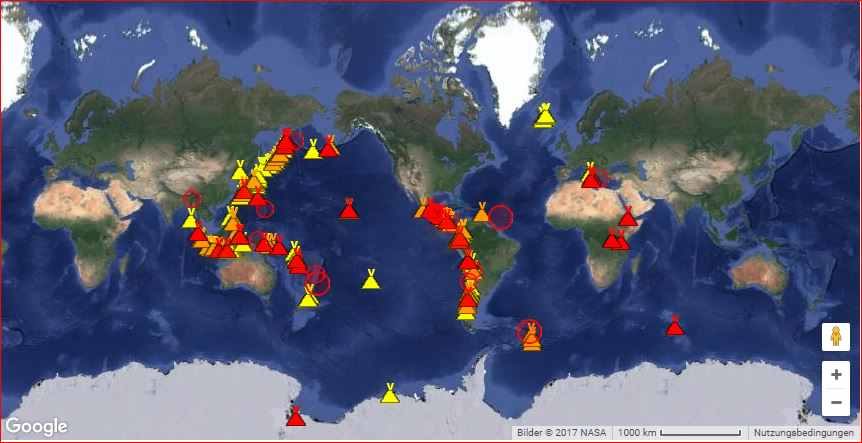 Ring of fire activity October 2017