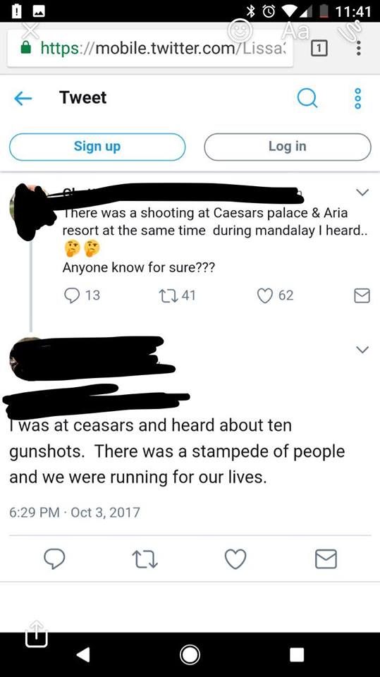 Caesars 10 gunshots
