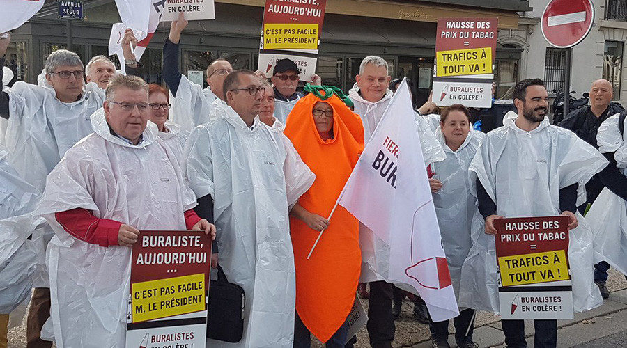 tobacconists angry Paris