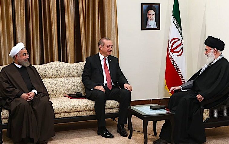 Erdo,Rouhani,Khomenei