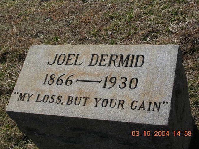 Click to enlarge headstone