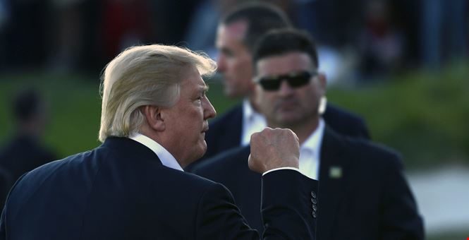 Trump fist