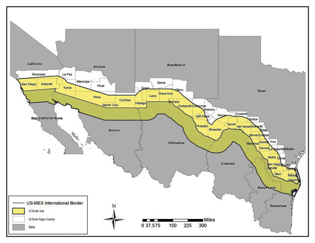 Click to enlarge mexico US border wall