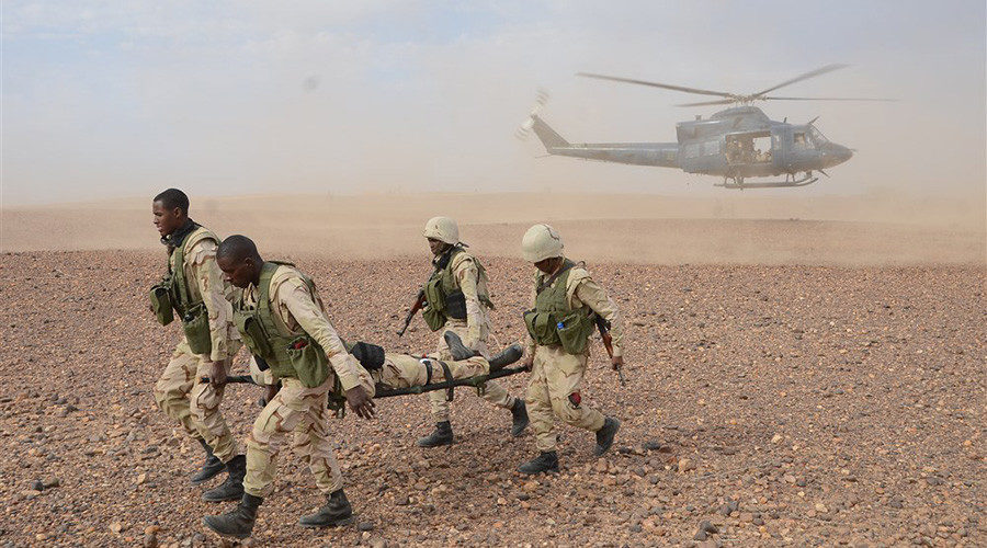 Mauritian soldiers Gofat, Niger