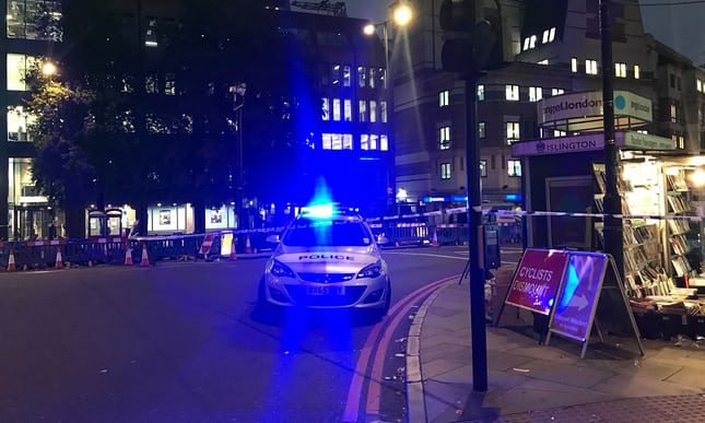 Controlled explosion in London