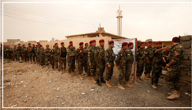 Click to enlarge Peshmerga forces