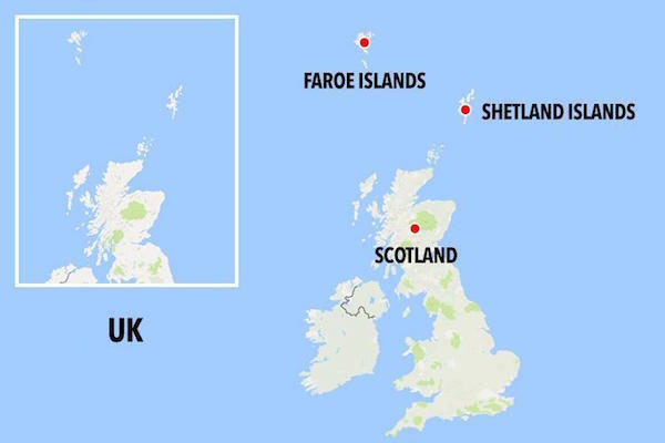 Faroe Islands map