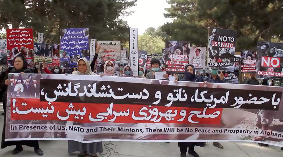 Afghanistan protest US occupation NATO