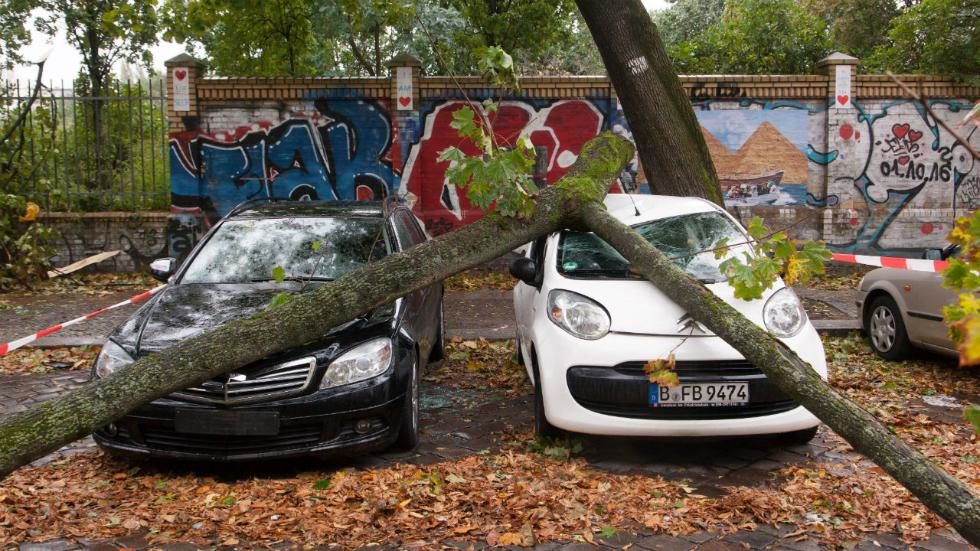 Storm damage in Germany