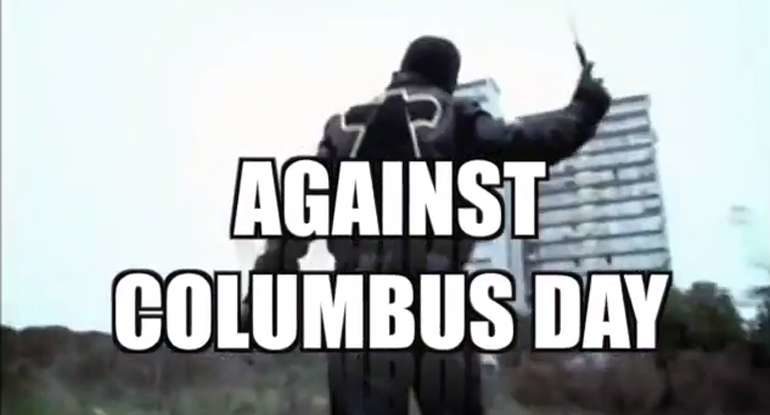 antifa columbus day