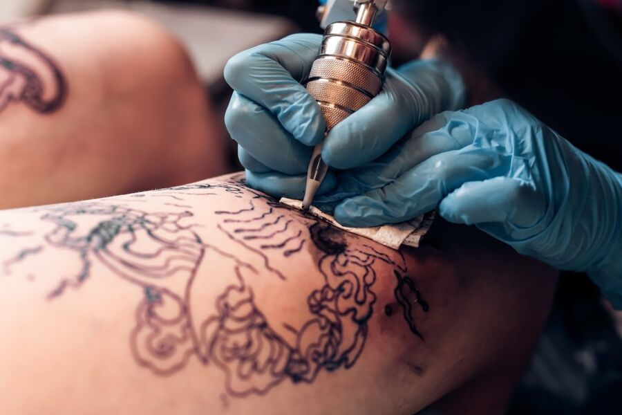 Tattooing process, tattoo risks, tattoo toxins