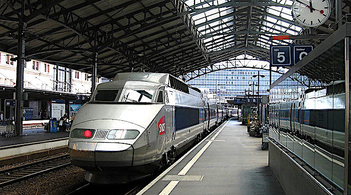 Lausanne trainstation