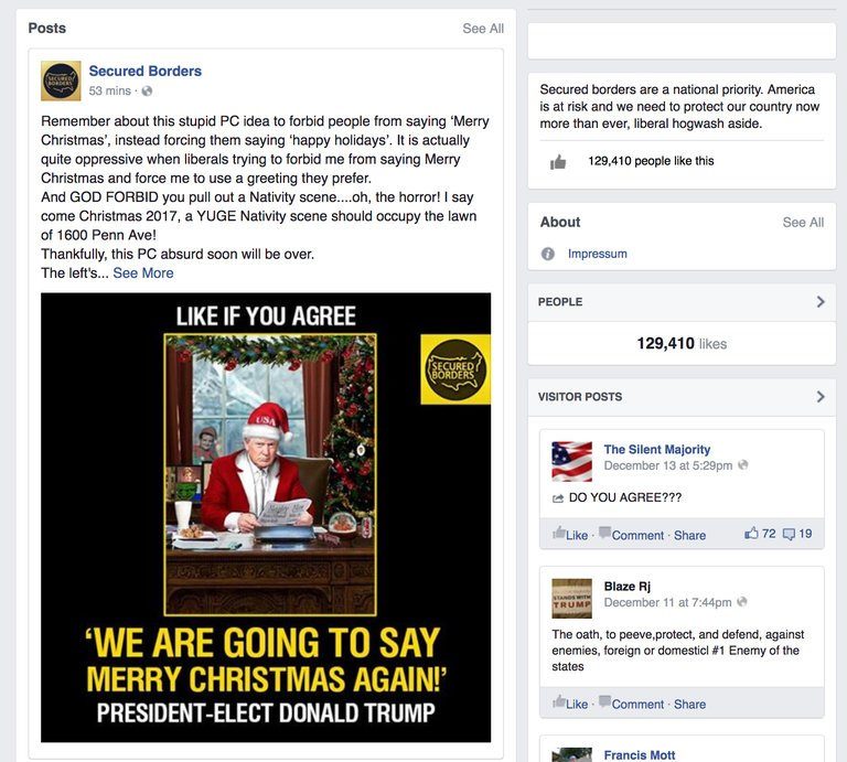 Facebook russian ads